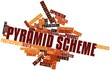 Word cloud for Pyramid scheme