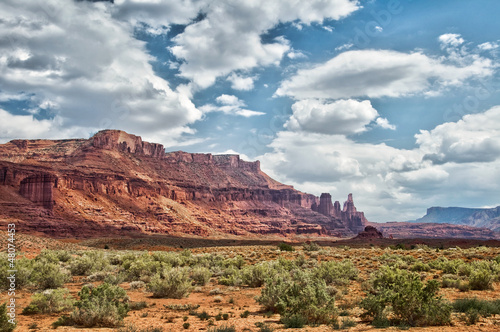 Photo: Fisher Towers, Vallée du Colorado près de Moab, Utah USA Fisher Towers, Vallée du Colorado près de Moab, Utah USA