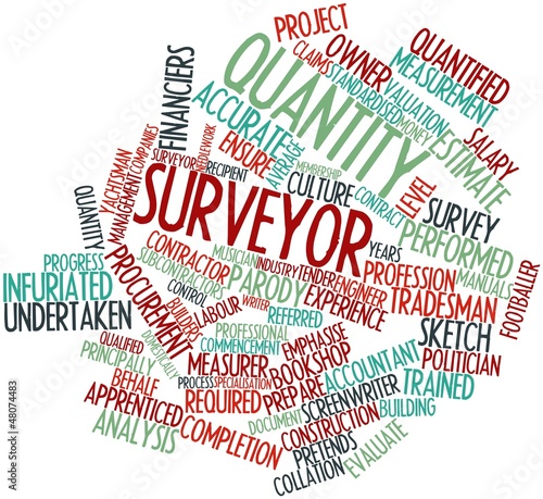 Illustration: Word cloud for Quantity surveyor Word cloud for Quantity surveyor