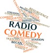 Word cloud for Radio comedy