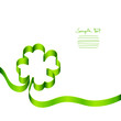 Green Cloverleaf Card