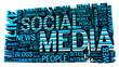 Social Media concepts isolated on white background