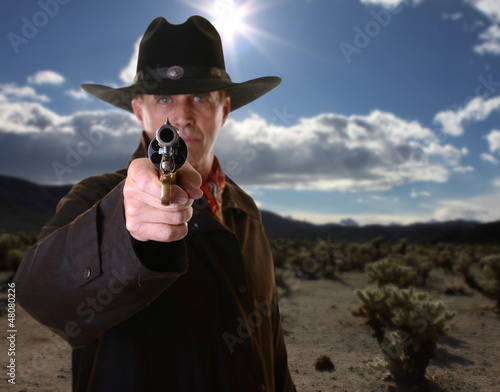 Photo: Desert gunfight Desert gunfight
