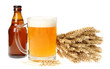 Bottle and glass of beer