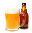 Bottle and glass of beer