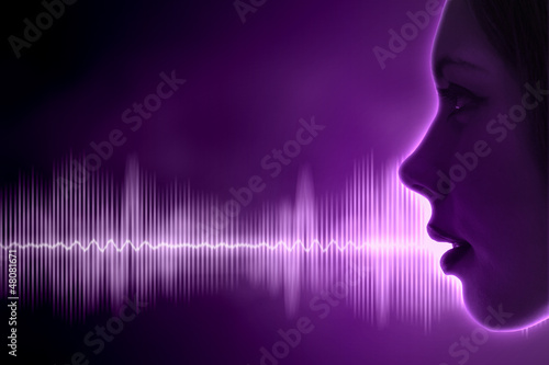 Photo: Sound wave illustration Sound wave illustration