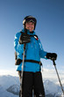 Skifahrer mit Daumen hoch