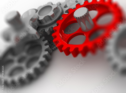 Illustration: cog wheel cog wheel