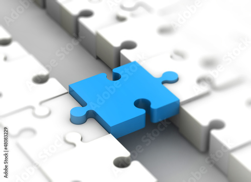 Illustration: puzzle connect puzzle connect