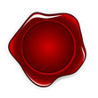 wax seal vector illustration
