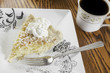 Coconut cream pie and coffee