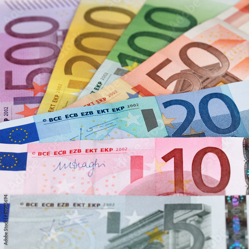 Photo: Euro Scheine Euro Scheine