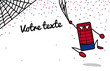 Vector: Carton d'invitation pour anniversaire garçon Carton d'invitation pour anniversaire garçon