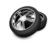 Wheels isolated on white
