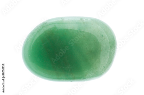 Photo: Mineralien: Aventurin weißem Hintergrund Mineralien: Aventurin weißem Hintergrund