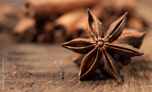 Photo: star anise close up star anise close up