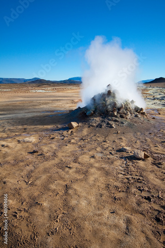 Photo: Area geotermica di Hverir, Laugar Islanda Area geotermica di Hverir, Laugar Islanda