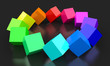 3D Würfel Farbkreis 3