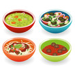 four foods in bowl