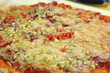 Ofenfrische Pizza