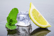 Photo: ghiaccio con limone e menta ghiaccio con limone e menta