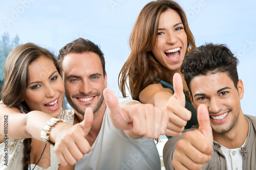 Photo: Group Of Happy Friends Group Of Happy Friends