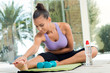 Woman Fitness Exercising