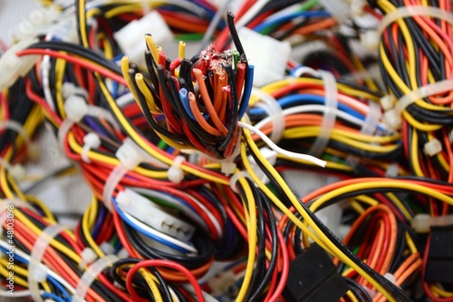 Photo: Kabelmix eines PCs Kabelmix eines PCs