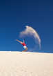 self-made sand genie