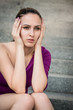 Big problems - worried woman