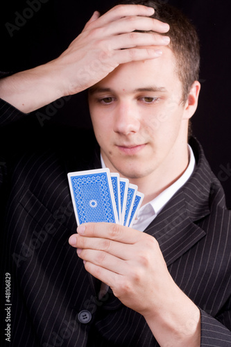 Photo: playing poker playing poker
