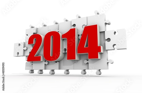 Illustration: 2014 year 2014 year