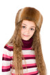 The girl in a winter fur-cap
