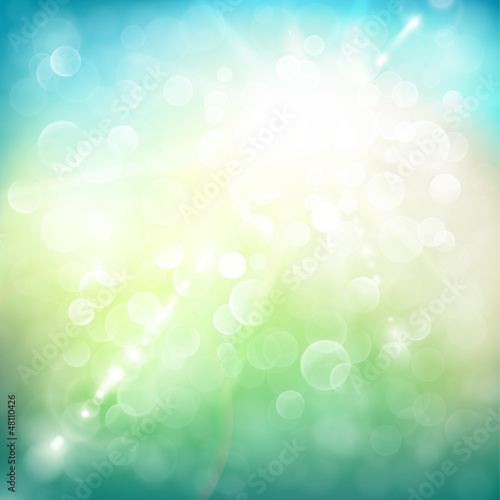 Vector: Sunny summer day Sunny summer day