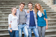 Group of Friends Embraced