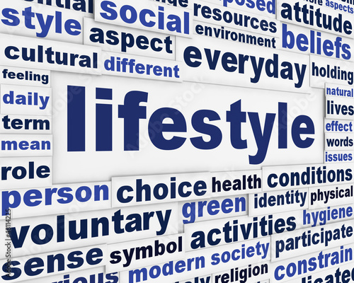 Illustration: Lifestyle creative message background Lifestyle creative message background