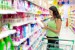 Woman buys washing powder