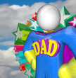 Superhero Dad Super Hero Father Costume