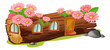 A wood house