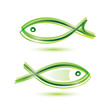Vector: logo-like fish vector symbol logo-like fish vector symbol