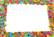 Frame from colour circles