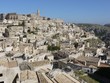 A view at houses in the Sassi of Matera in in Italy