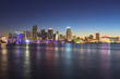 Miami Skyline at Night