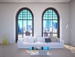 Modern Living Room in Renovated Loft
