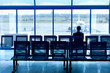 The waiting room at the airport