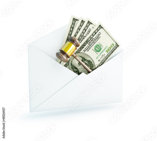 Illustration: judicial bribery judicial bribery
