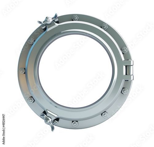 Illustration: porthole metal porthole metal