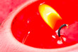 Close-up of a red candle