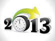 abstract new year