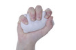 Squeezing stress ball
